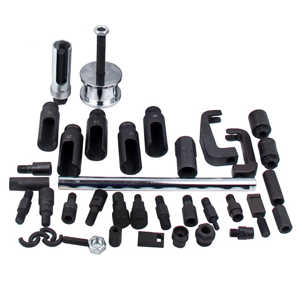 Auto Truck Diesel Injector Extractor Slide Hammer Puller Adapter Full Tool Sets