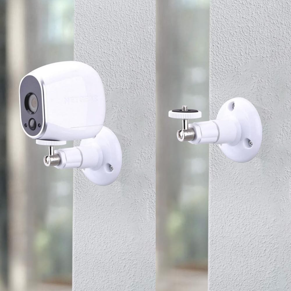 1 Pack Adhesive Ring Camera Mount Stick Up Holder 1 Pack, White