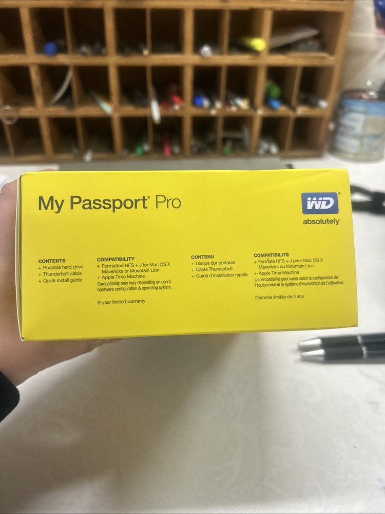 WD My Passport Pro *Mac* Portable RAID Storage Thunderbolt Performance 4TB