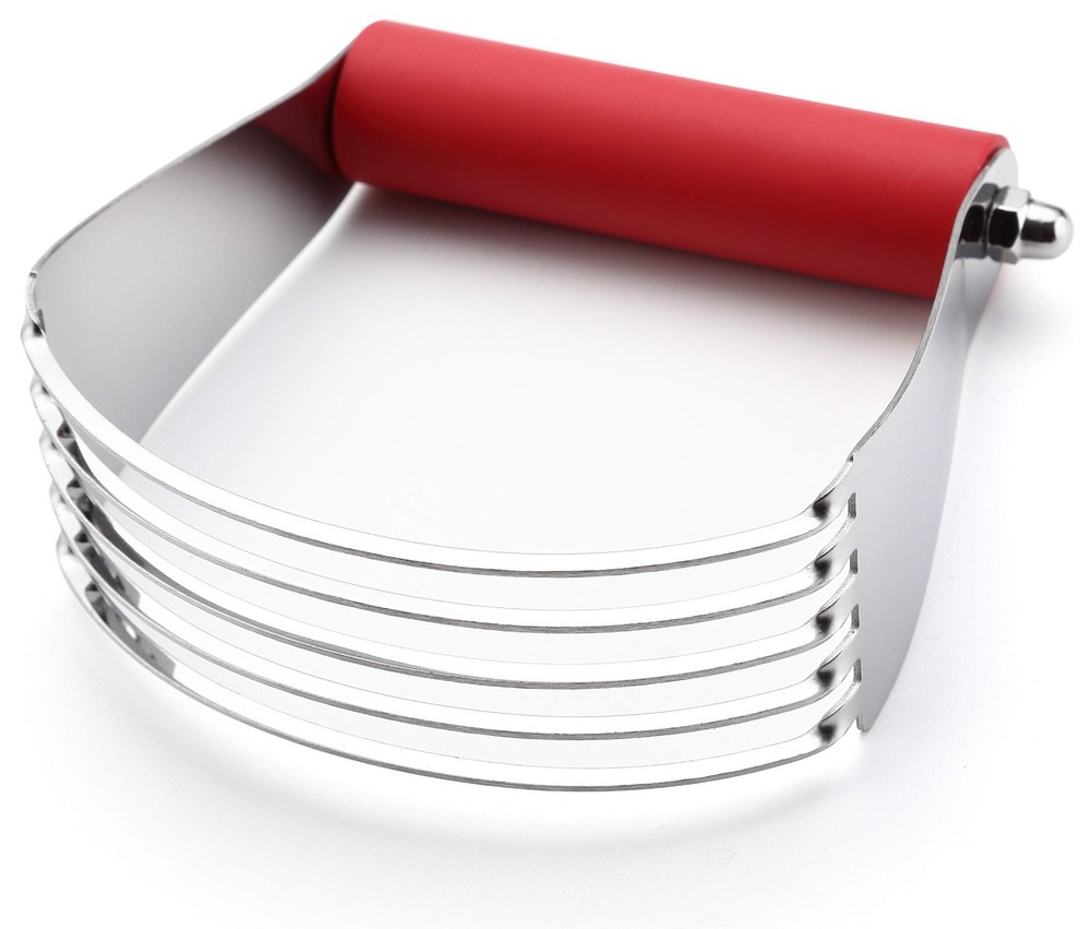 Spring Chef Large Red Dough Blender For Baking, Professional 4" Large,