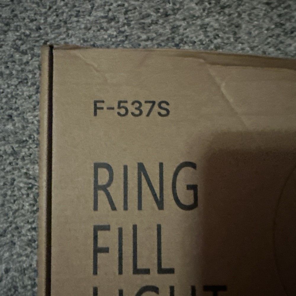 RING FILL LIGHT F-537S Video Creator LED Ring Light