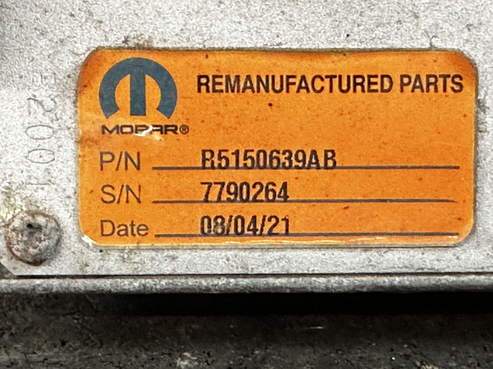 12-13 DODGE DURANGO 5.7 ENGINE MOTOR BRAIN COMPUTER BOX MODULE ID 5150639AB