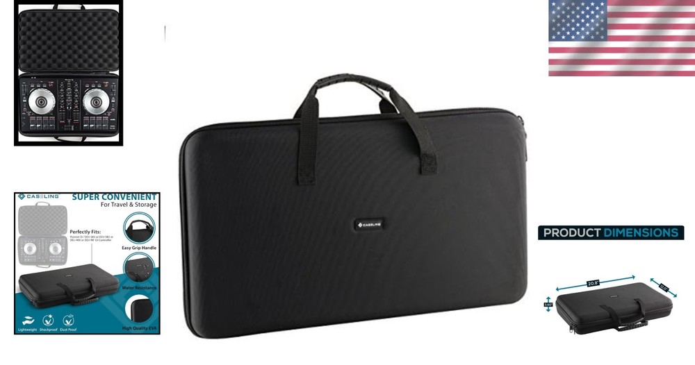 Waterproof DJ Controller Case for Pioneer DDJ Models - Compact & Durable