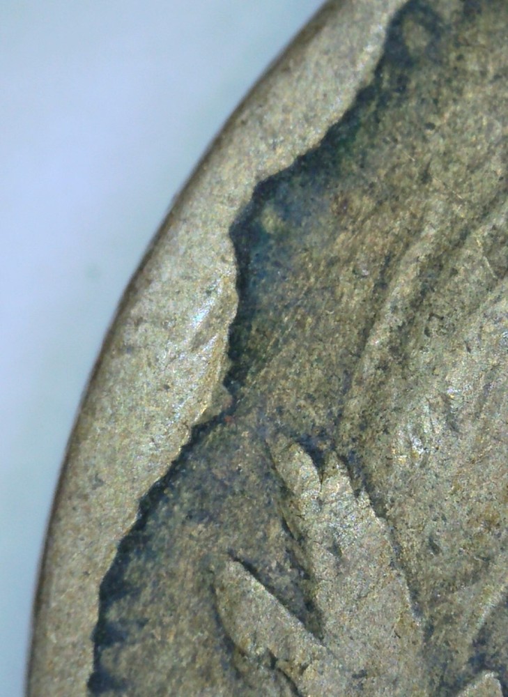 1858 SL FLYING EAGLE CENT VG Reverse Cuds ODD-002 Broken S's 2 Mint Errors SE25R