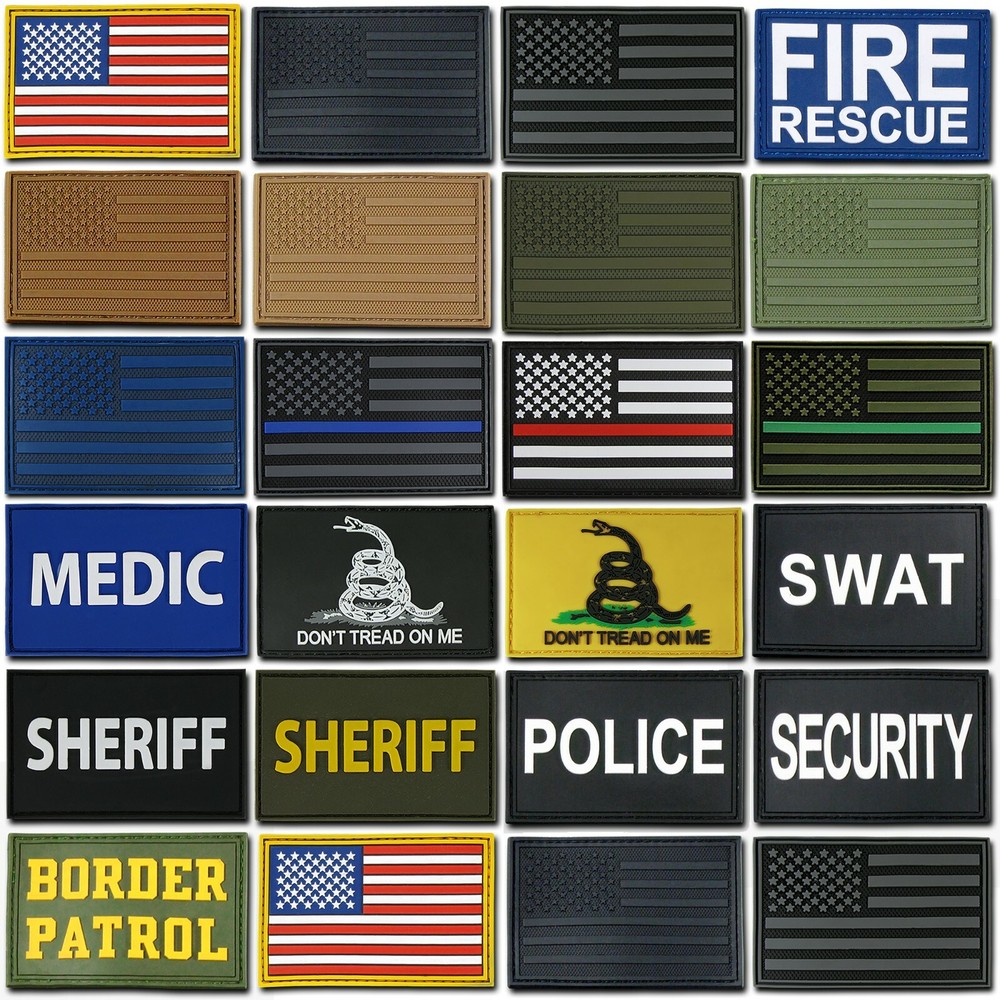 RapDom Tactical Operator Contractor 3x2 Rubber Patch Patches