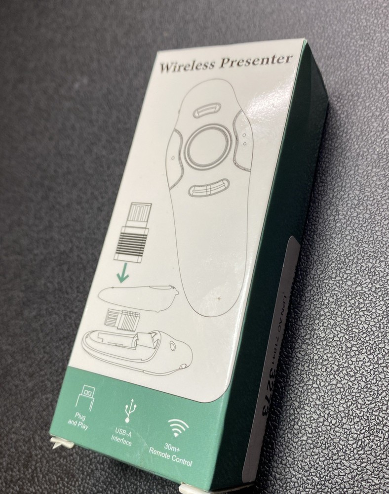 Wireless Presentation Clicker for PowerPoint Presentations, USB Dongle Presenter