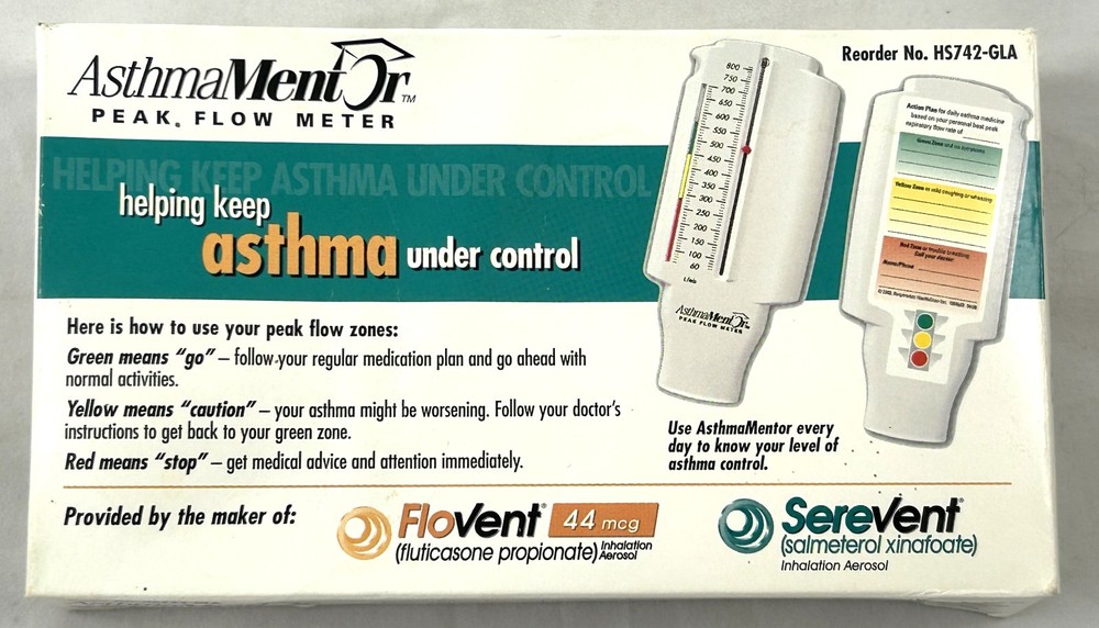 Respironics Asthmamentor Peak Flow Meter
