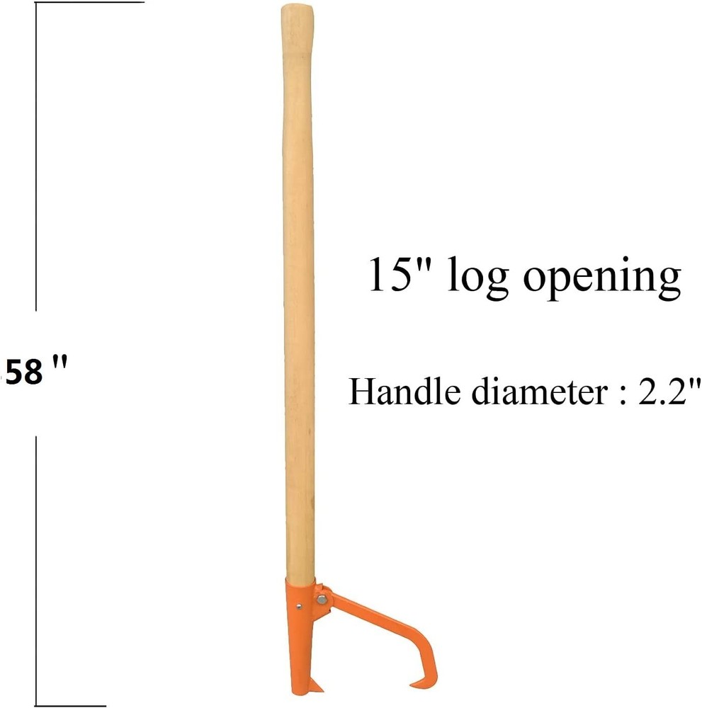 OAOLOWF Cant Hook - 58" Heavy Logging Tool Log Roller Tool Hard Wood Handle -...