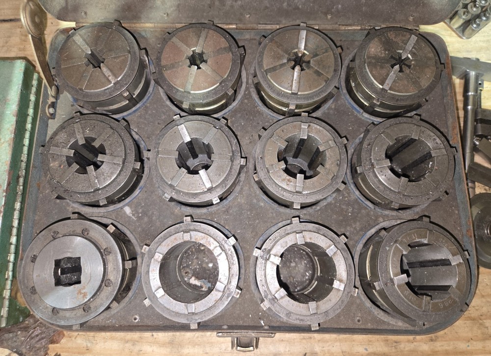 Pratt Burner Precision Multisize Collet Set Lathe Chuck Machinist