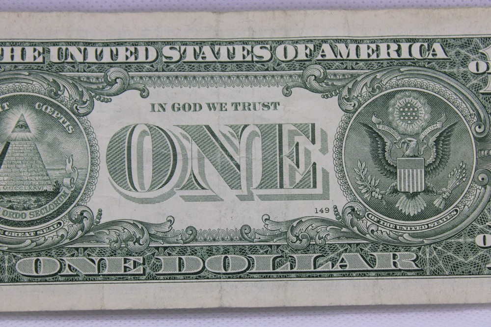 Odometer Error Note Fancy Serial Number One Dollar Bill E11337148J Triple 1s