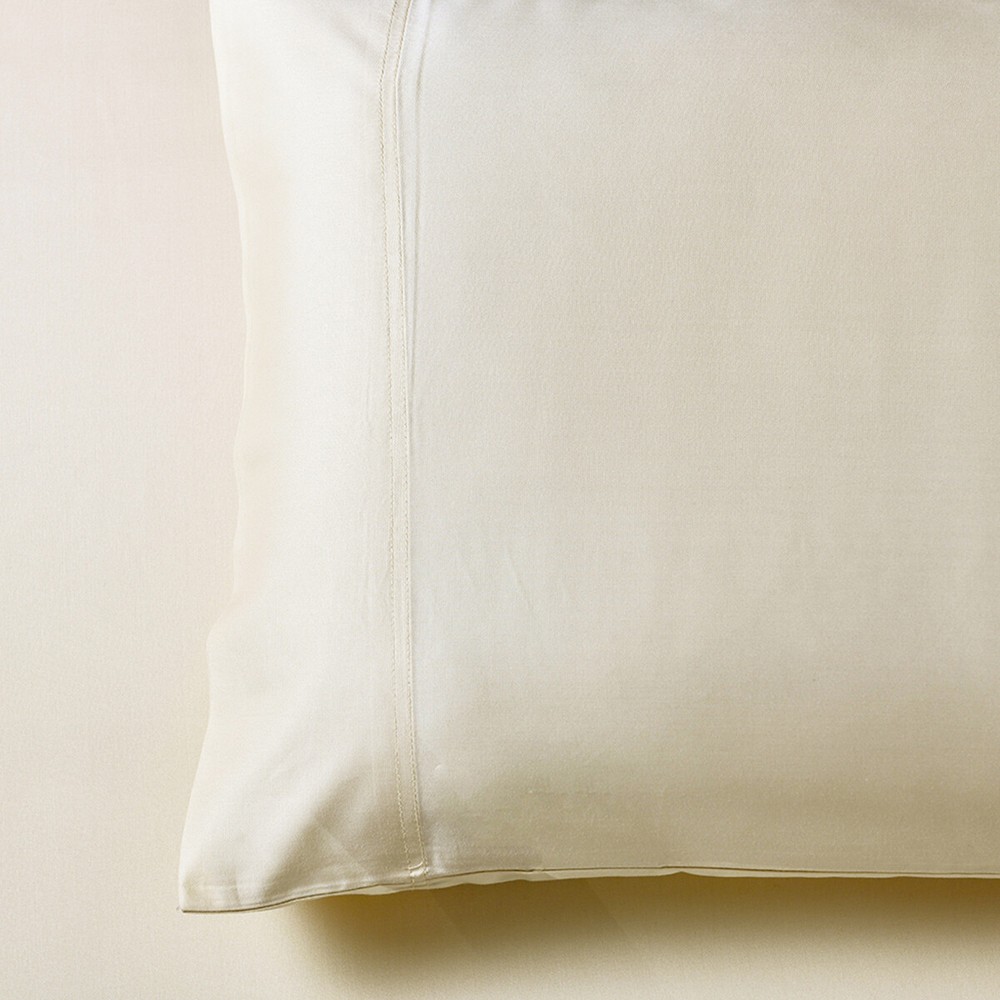 King Pillowcases Pair Super Silky Soft & Cool 100% Viscose from Bamboo Solid