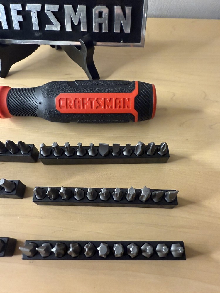 CRAFTSMAN 66 pc Hex Bit Set w 1/4 Drive Spinner Handle