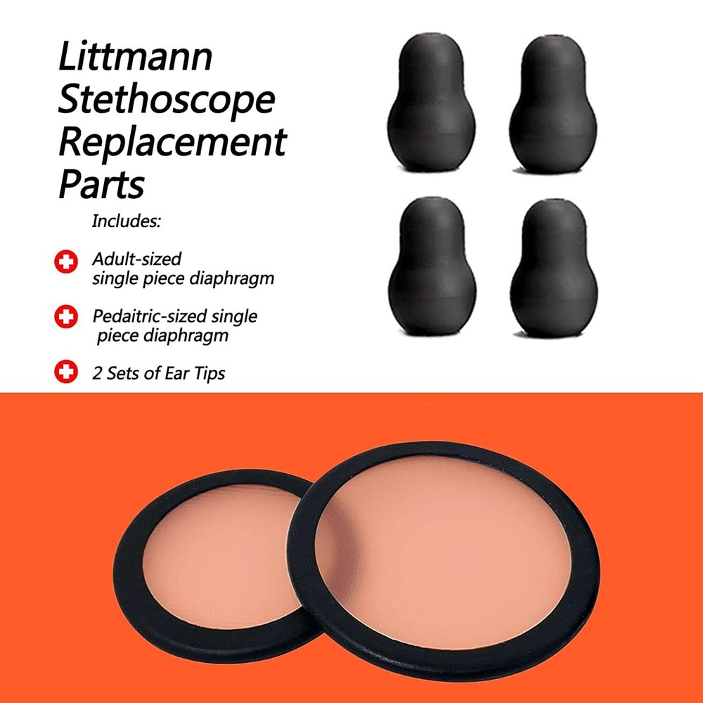 Replacement Accessories Kit Fits Classic 3 Cardiology 3 & 4 Stethoscope