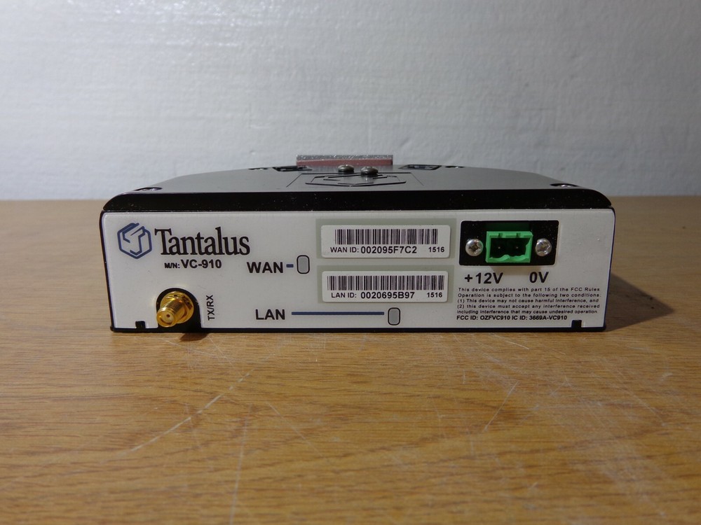 VC910 VERSATILE COLLECTOR WAN LAN 12V VC-910 Tantalus