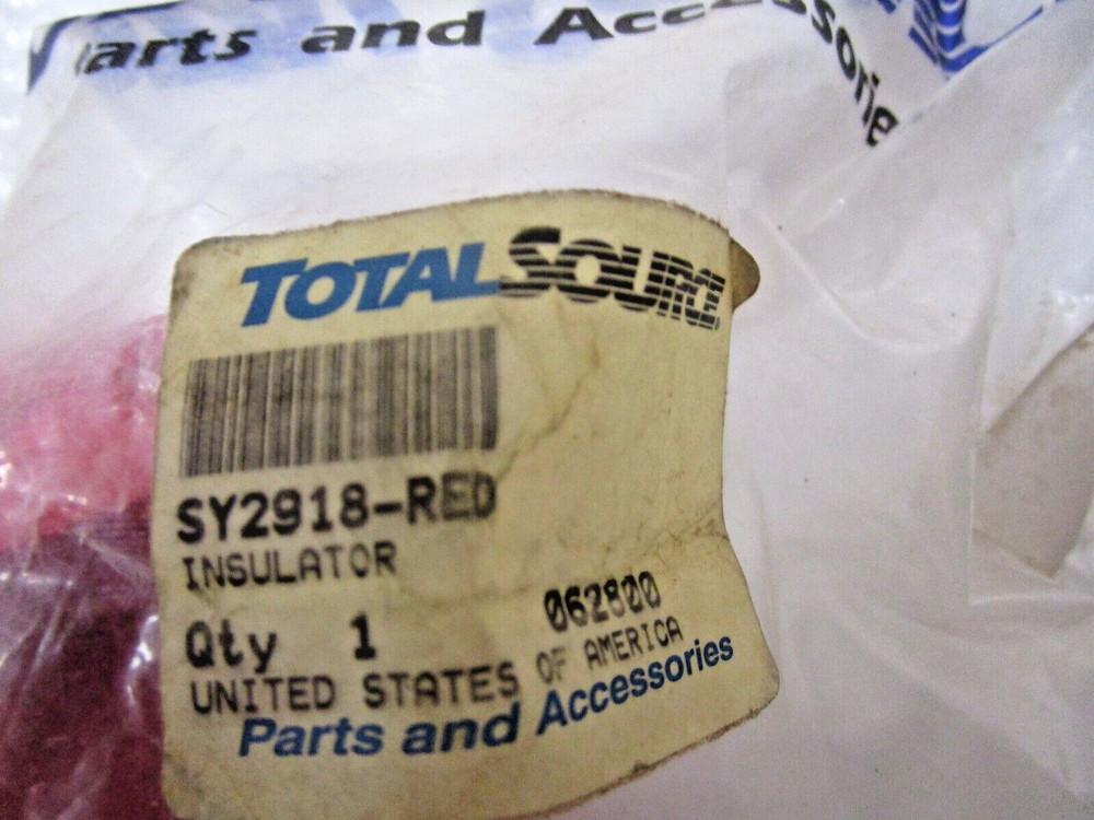 NEW TOTAL SOURCE SY2918 INSULATOR SY2918-RED