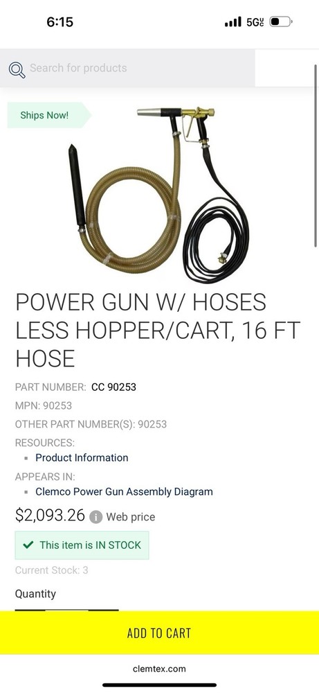 Clemco Bucket Blaster