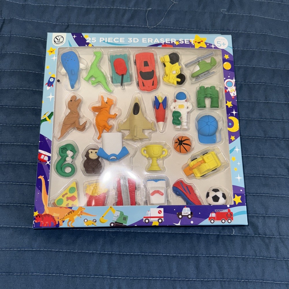 25 Piece Eraser Set