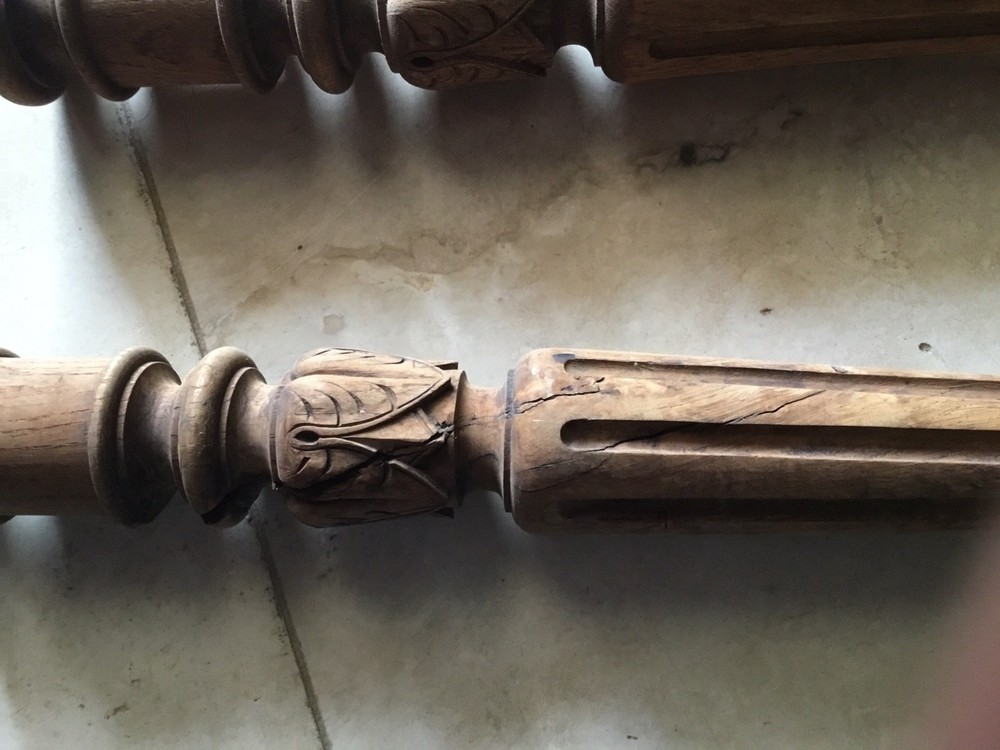 Antique Oak Pillars 2