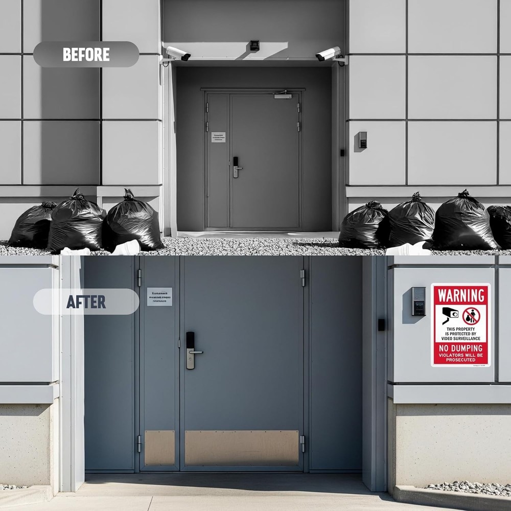 Warning This Property Is Protected By Video Surveillance Violators Prosecuted...