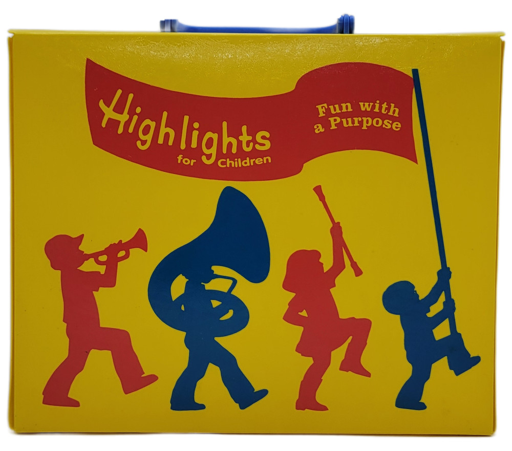 Highlights For Children 1992 Plastic Carrying Case
