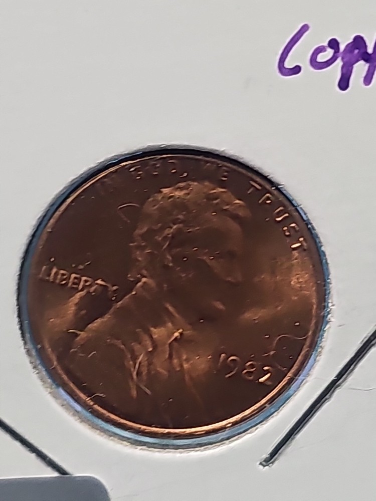 1982 P Lincoln Cent Copper Large Date BU (About UNCIRCULATED)