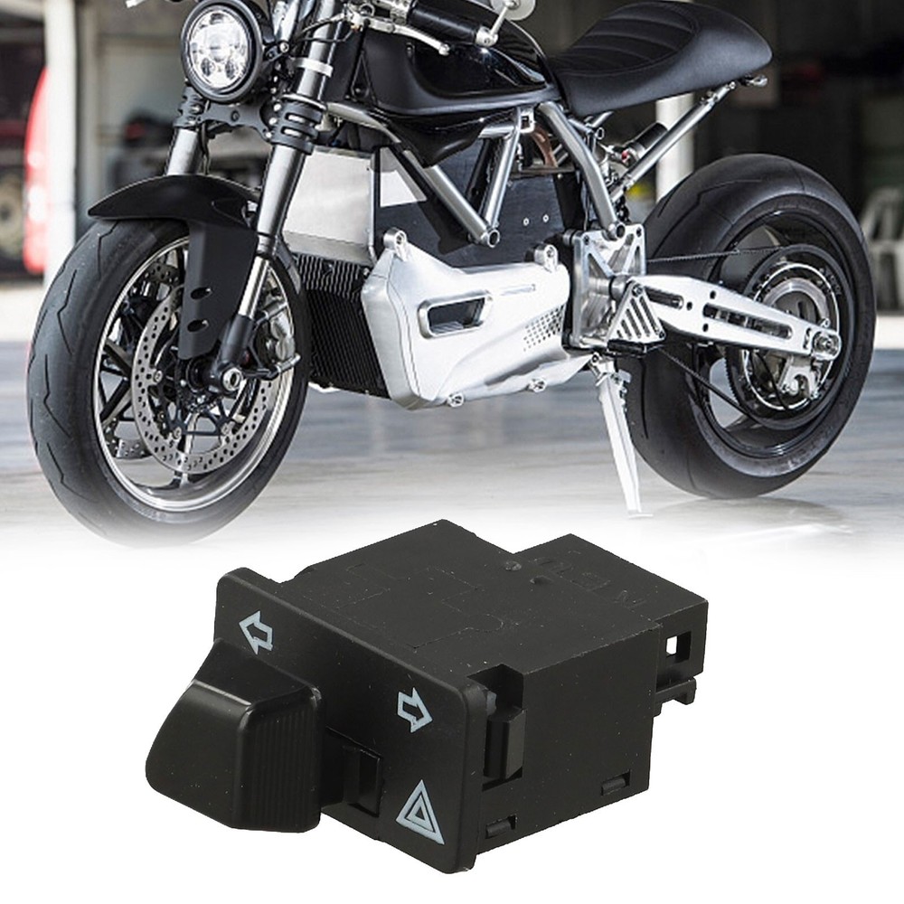 Button Switch Button Black Easy To Install Motorcycle Switches Plastic