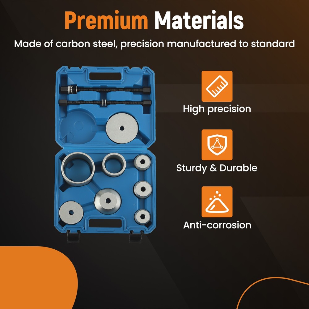 Bushing Puller Tool for Audi Volkswagen 8pcs pressure sockets and cups