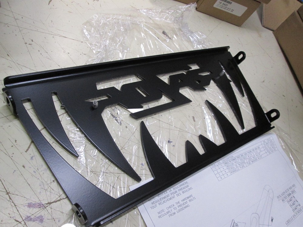 QUADRAX ELITE BUMPER GRILLE - TRIM INSERT IF NOT USING A WINCH - POLARIS RAZOR