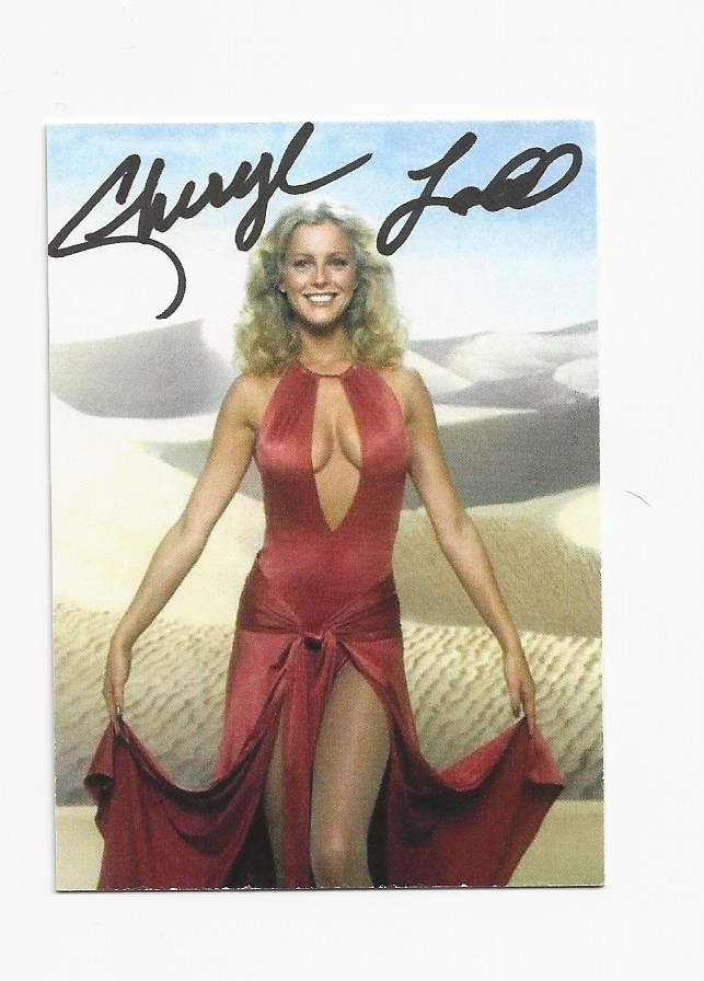 CHERLY     LADD      AUTOGRAPHED    CARD