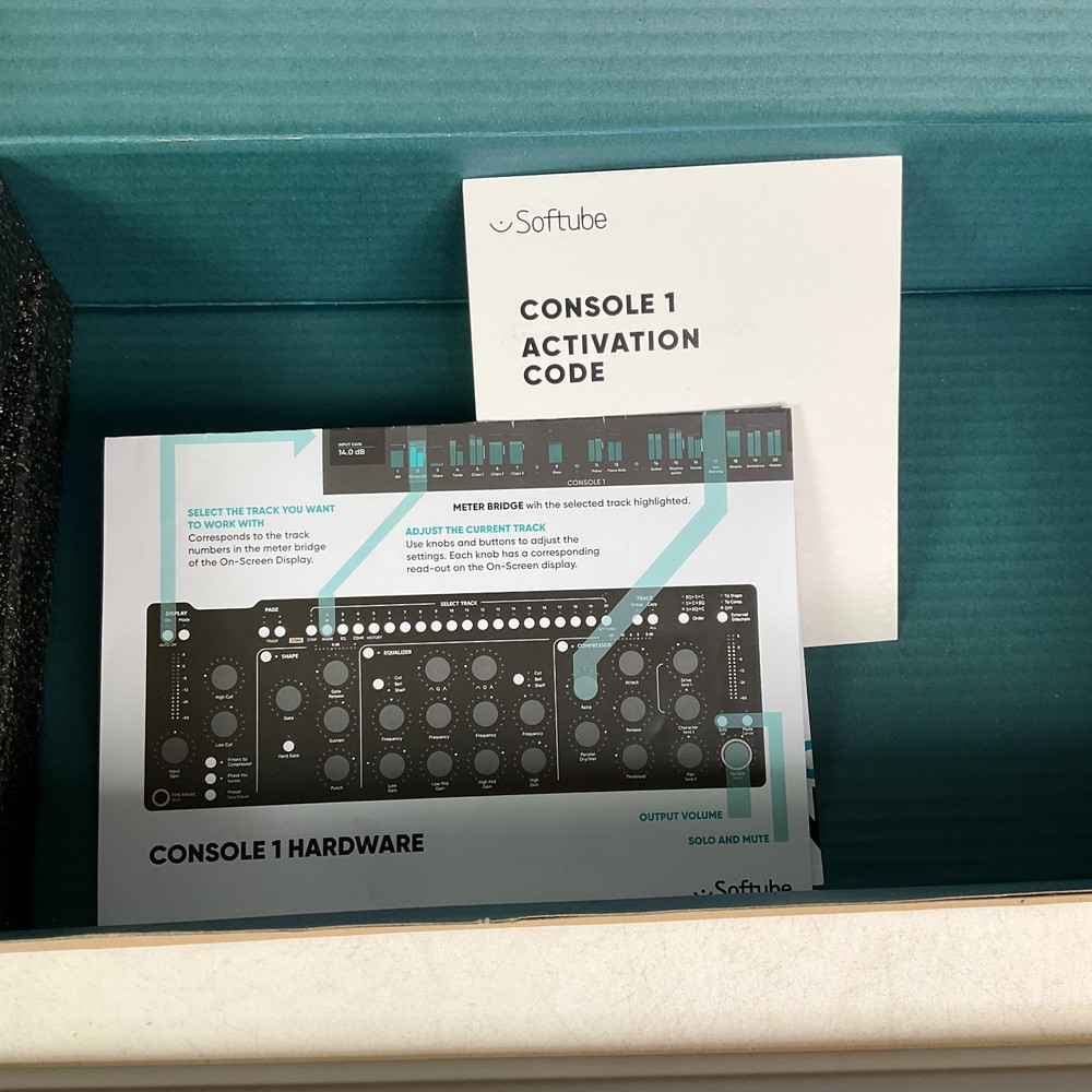 Softube Console 1 MKII Software Mixer Control Surface