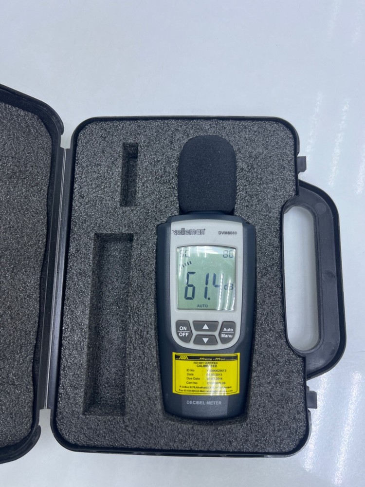 Velleman DVM8080 Decibel Meter / Sound Level Meter