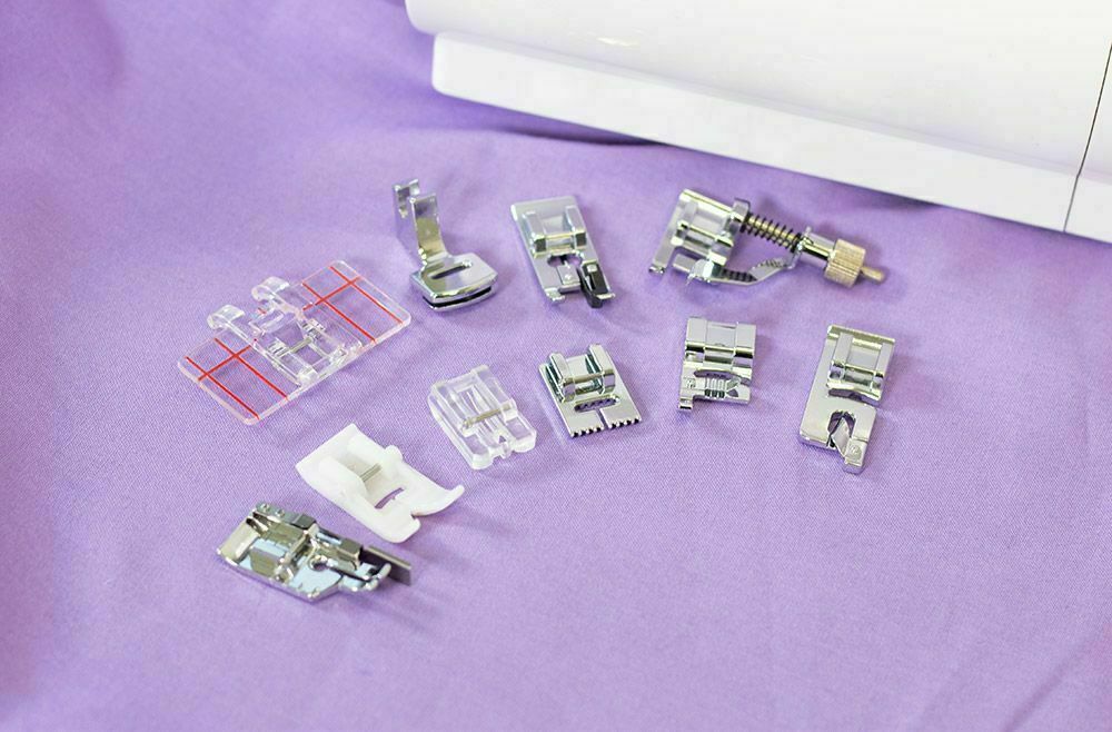 Gemini Sewing Machine Feet Set + DVD Bundle 652174 New