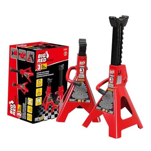 3 Ton (6,600 LBs) Jack Stands, with Adjustable Lock Car Jack 3 ton Basic