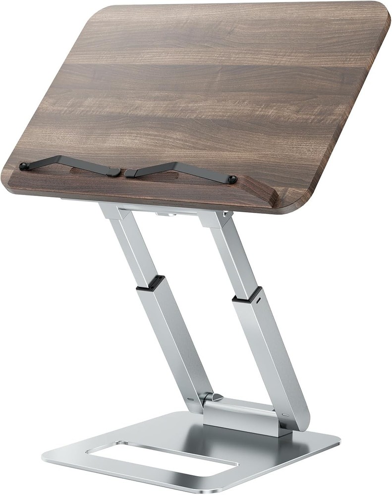 Book Stand Telescopic Book Holder Stand Adjustable Height Pull Out Design