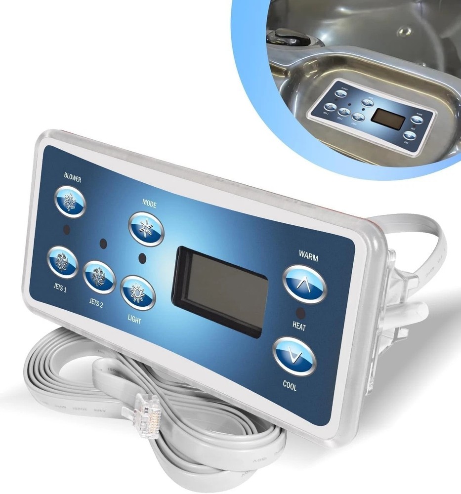 Spa Control Panel VL701S - LCD Display & Intelligent Temp Control