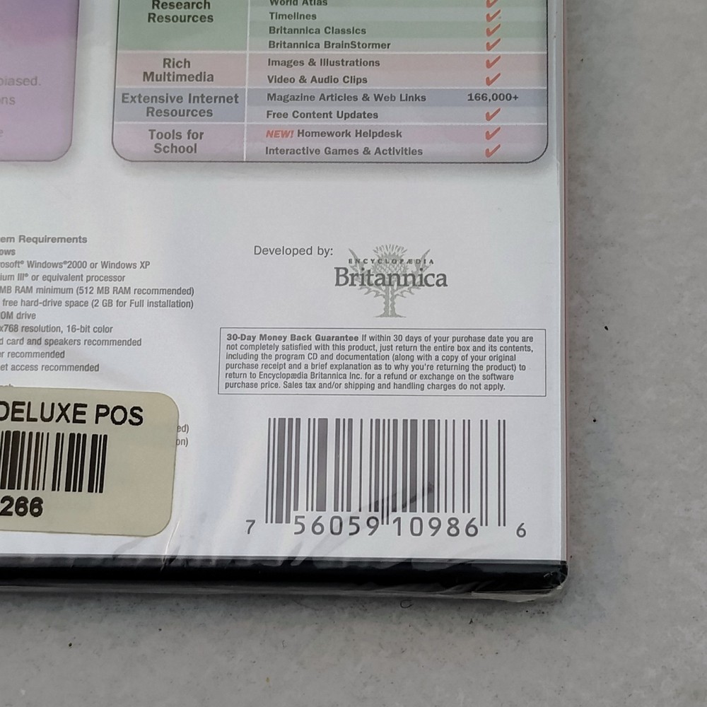 Encyclopedia Britannica 2006 Deluxe 3 CD Rom Set