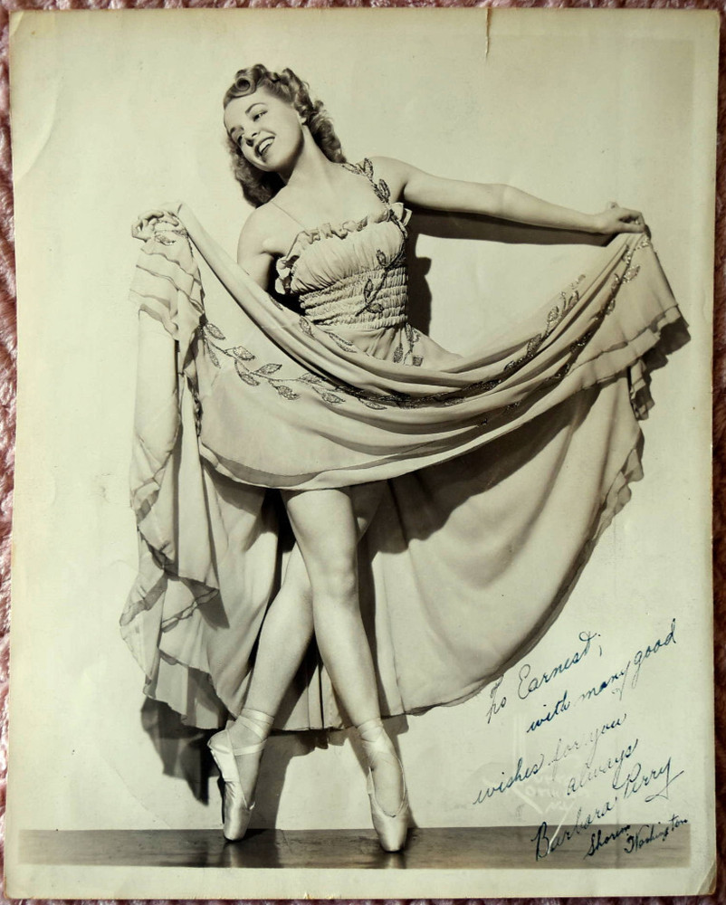 Barbara Perry Hand Signed Photo JSA COA 8"X10"