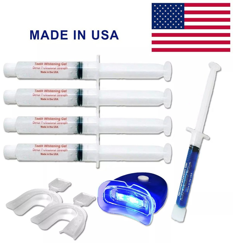 4 Units FOR SENSITIVE TEETH 10%  Whitening BLEACHING White + 1 Light