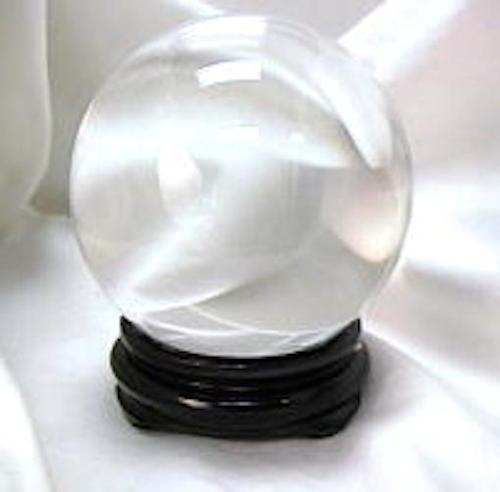 Clear 50mm Crystal Ball with Stand!