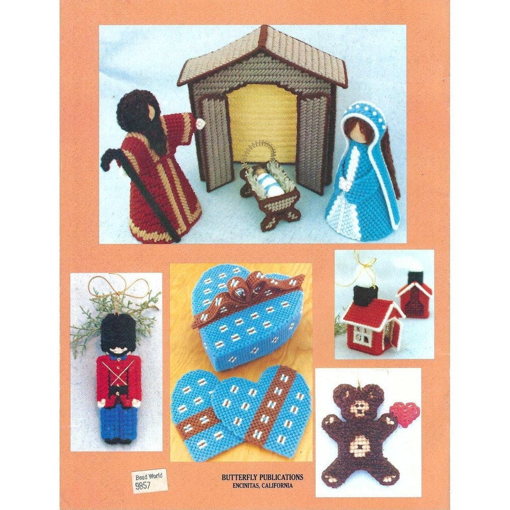 Projects Galore Plastic Canvas Pattern Book Butterfly Publications