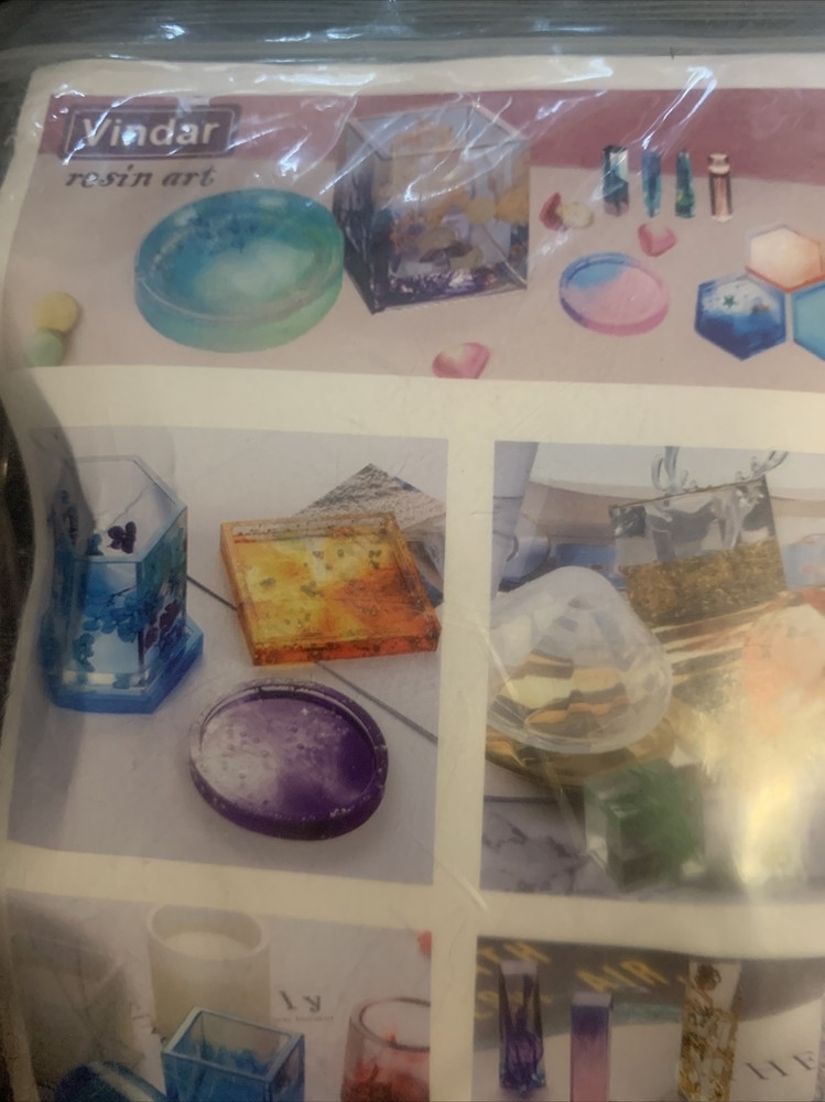 4 PC. Pink Resin Casting Molds NEW