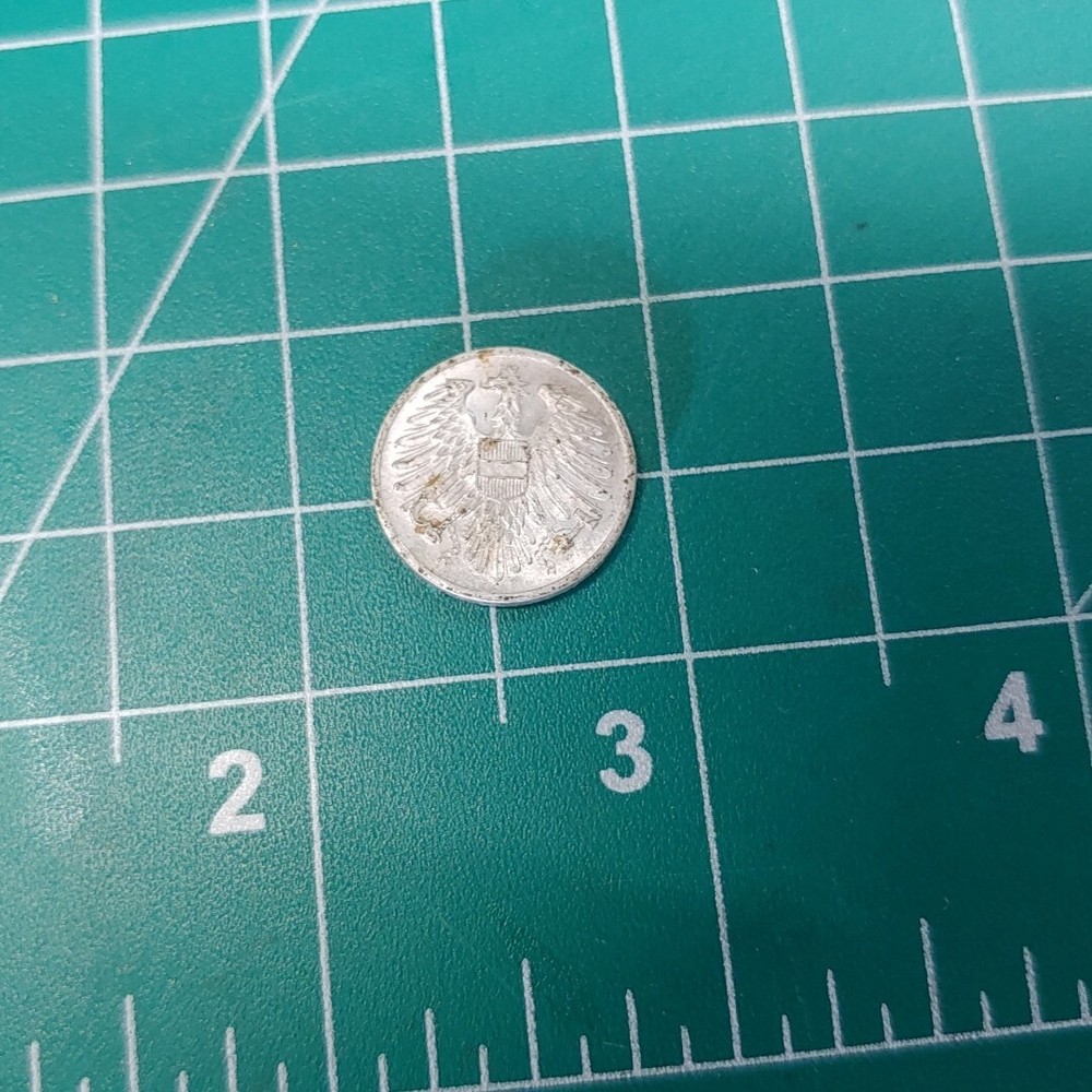 1954 AUSTRIA AUSTRIAN 2 GROSCHEN COIN