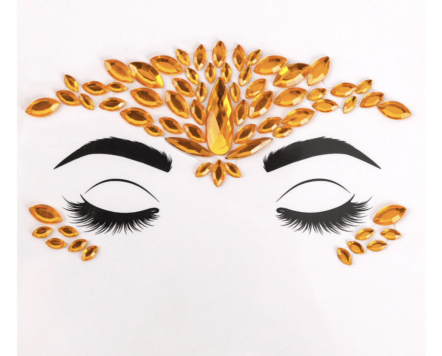 Profusion Cosmetics Multicolor Dazzling Face and Body Gems - Glitz