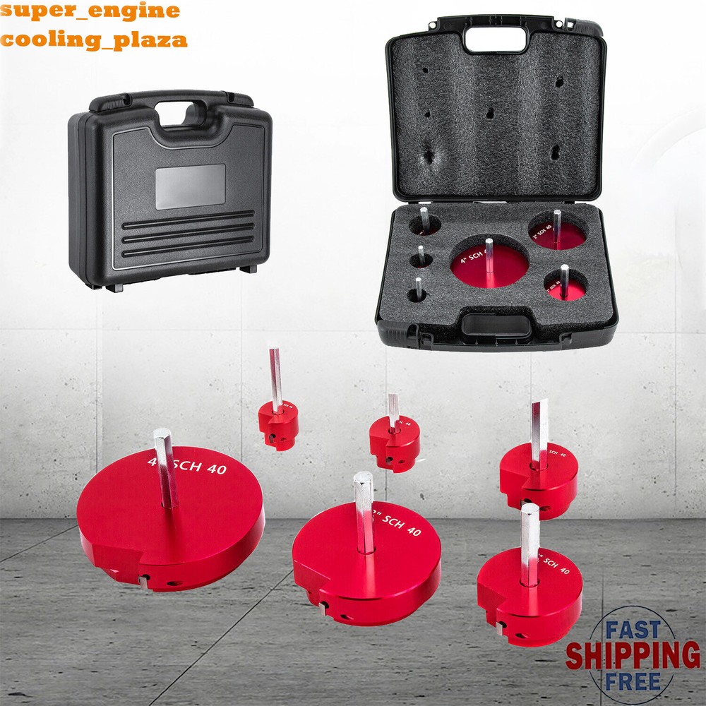 Plastic Pipe 6 PPRK6 Fitting Reamer Kit Fits 1/2" drills PVC Pipe Reamer Tool