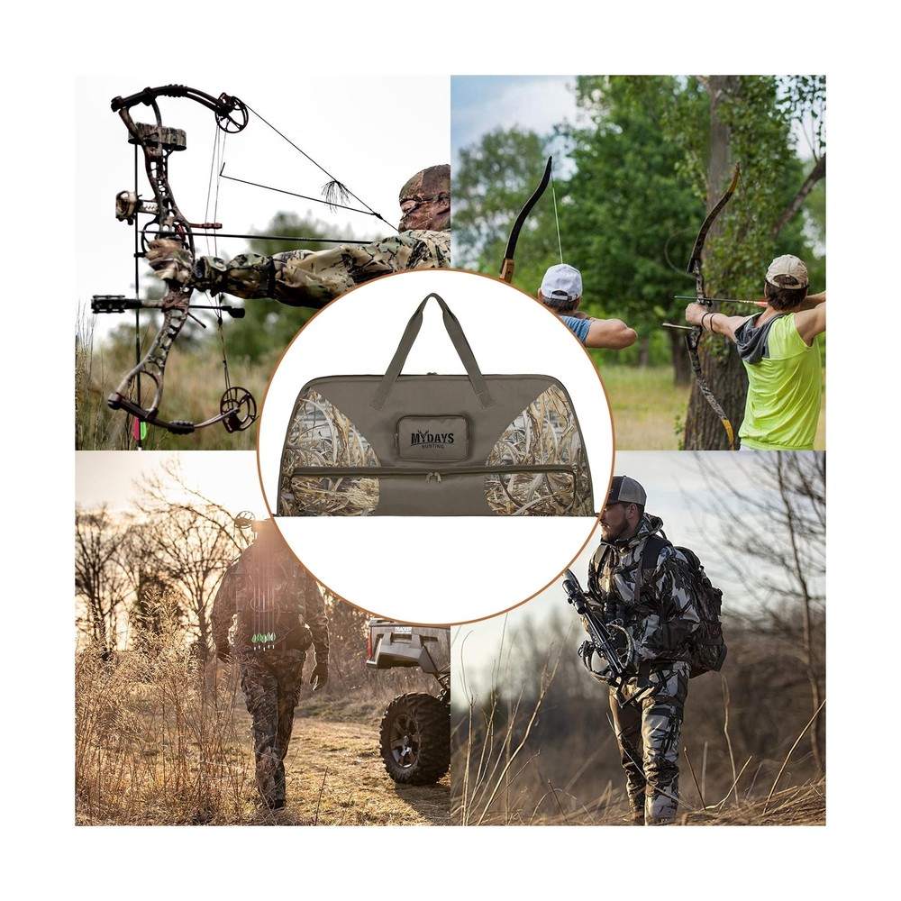 MYDAYS Compound Bow Case,FEIGEER Camo Soft Bow Case with Thick Protective Foa...