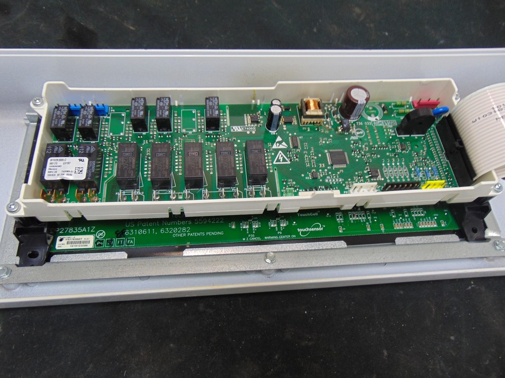 KitchenAid Electric Range KERS505XWH00 Control Panel Assembly with Board