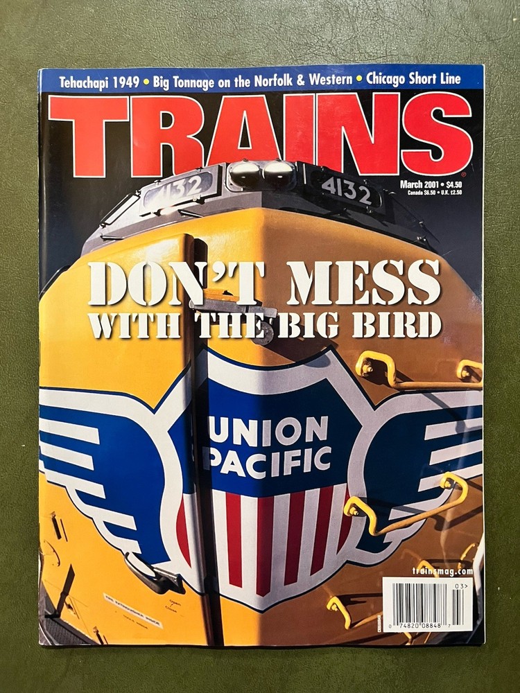 Trains Magazine March 2001 - Union Pacific Comeback