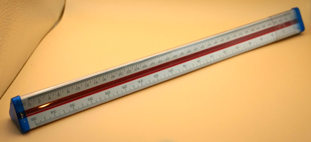Pickett 235 E Engineers Triangle Scale Ruler