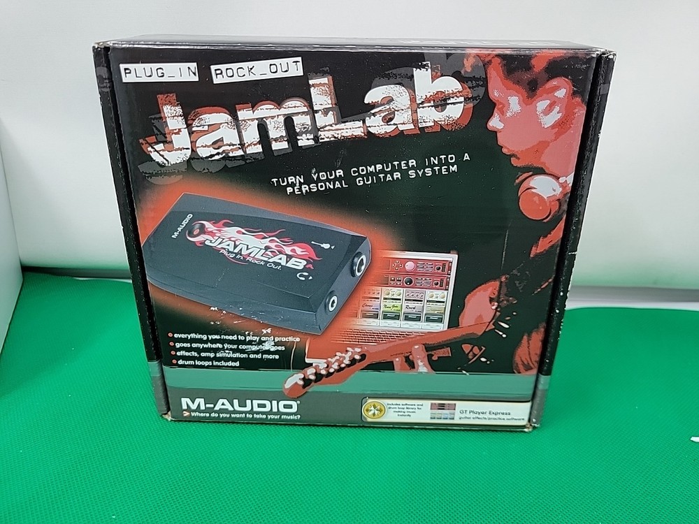 M-AUDIO JamLab USB Guitar Interface - Open.box.