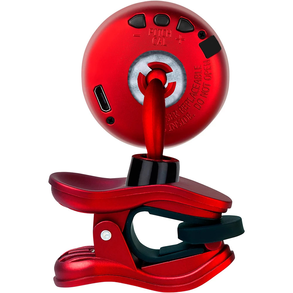 Snark Red Silver Snark Clip-On Tuner
